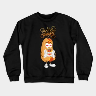 OMG Hot Dog Crewneck Sweatshirt